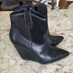 Ash black booties